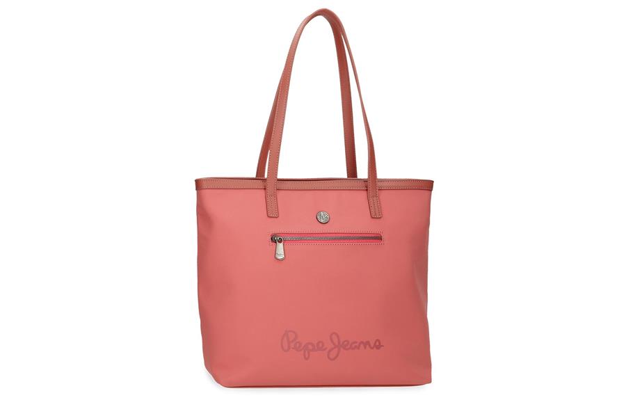 Corin-zenska-torba-Pepe-Jeans-koralna-34x32x14